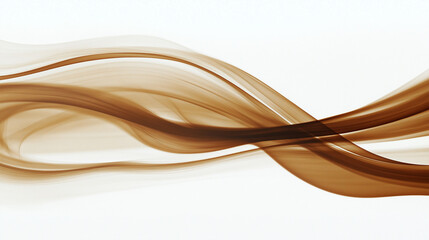 Obraz premium A abstract yellow smoke on white background