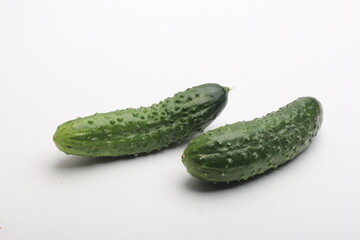 cucumber on a white background