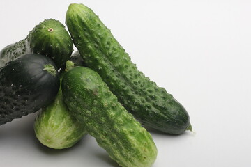 cucumbers on a table
