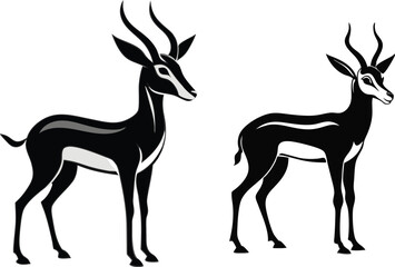 springbok vector art illustration vector illustration 