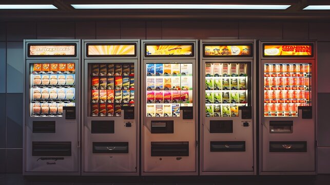 A simple clean representation of cinema ticket vending machine offering discounts  AI generated illustration