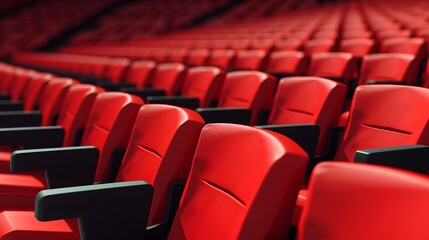 Naklejka premium A simplistic representation of VIP seats at a discounted rate AI generated illustration