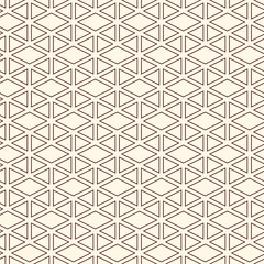 Contemporary geometric pattern. Repeated triangles ornament. Modern geo abstract background. Seamless surface design. Mosaic wallpaper. Digital paper, textile print. Vector illustration