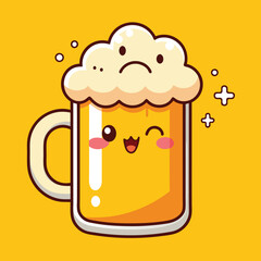 cute bear mug cartoon Adobe Illustrator Artwork