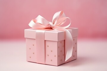 Obraz premium Santa claus with gift in festive room near christmas tree, holiday joy and celebration concept