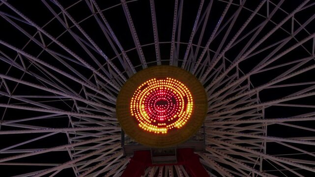 Amusement Park Fun Children Happy Times at Night