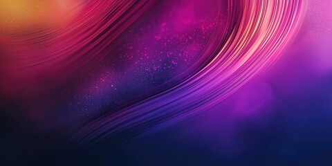 Colorful abstract lighting effect with flowing lines on dark background, mixing pink, red, purple and blue tones
