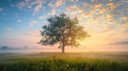 Obraz premium Free good morning scene wallpaper background photo