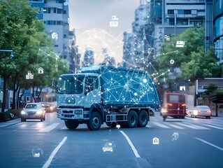 Smart Waste Truck with Advanced IoT Technology for Efficient Rural Waste Management