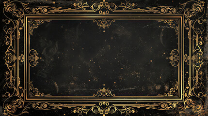 Obraz premium black golden background with texture wallpaper
