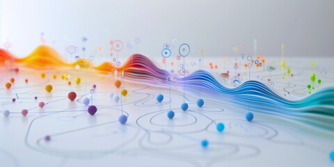 Business and office statistics, numbers and reports. Sales, profit, cost, capital etc. Data analysis, data science concept. Hand edited generative AI.
