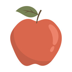 red apple illustration