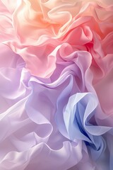 Obraz premium Abstract mixture of soft pastel colors to create a dreamy 3D background AI generated illustration