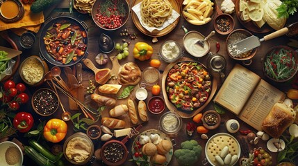 Delicious Thanksgiving Feast Collage