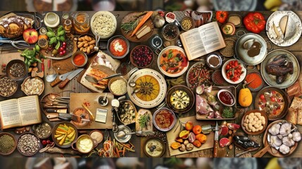 Delicious Thanksgiving Feast Collage