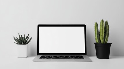 Fototapeta premium Spotless laptop mockup