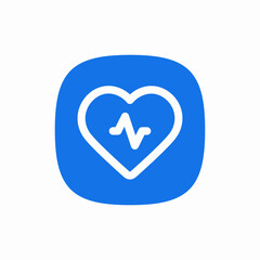 heart beat pulse icon sign