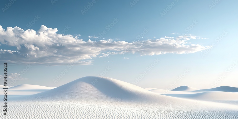 Canvas Prints White sand dunes landscape background wallpaper 