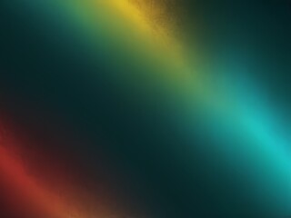 Fototapeta premium Beautiful abstract background. dark red, turquoise, yellow and blue shining gradient rough background, noise texture background. web page header banner design
