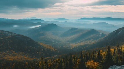 Obraz premium Breathtaking mountains or natural scenery AI generated illustration