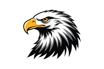 Fototapeta premium bald eagle silhouette image vector Design.eps