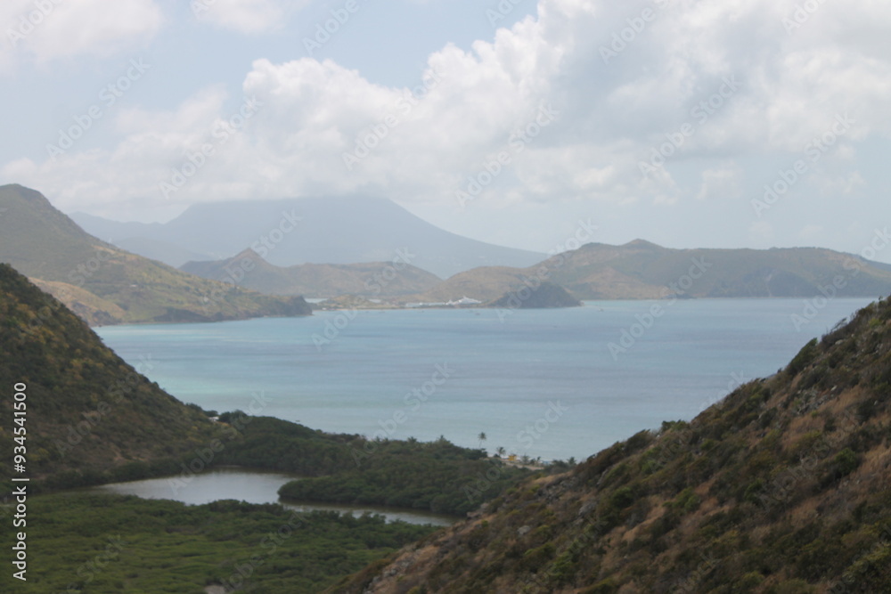 Wall mural view from the mountain