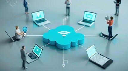 Fast internet wifi, connectivity with high-speed wireless networks, enabling seamless browsing, streaming, and communication for efficient online activities and productivity