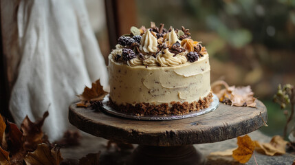Autumnal spiced cake