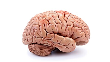 Fototapeta premium human brain on white background. 