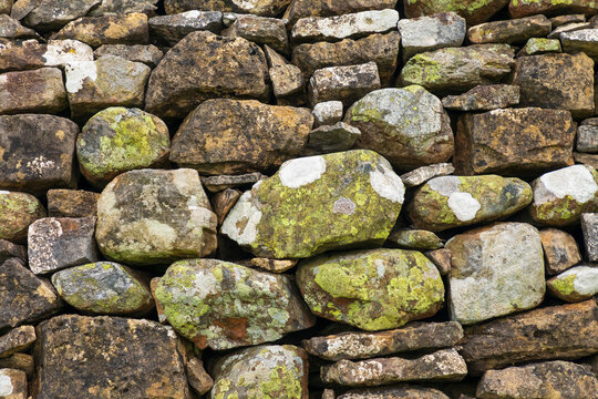 England, Cumbria, Shap Rural. Stone walls.