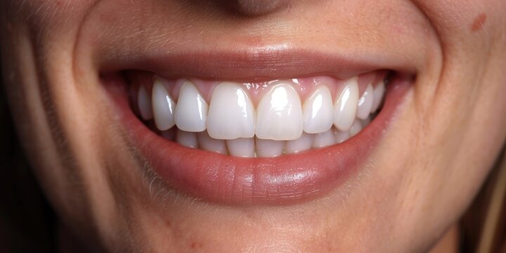 Transformation with ceramic veneers for correcting a gummy smile and enhancing dental aesthetics.