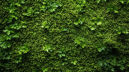 Close up green moss texture, background, wallpaper 