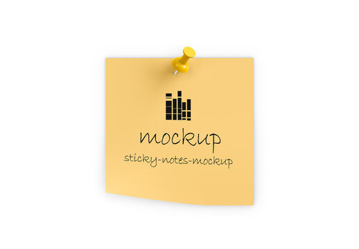 Sticky Notes Mockup