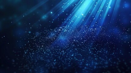 Obraz premium Abstract Blue Light Background