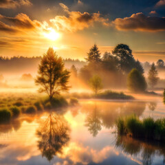 Fototapeta premium soft morning light