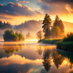 Fototapeta premium soft morning light