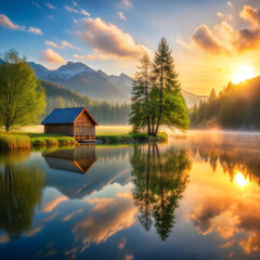 Fototapeta premium soft morning light