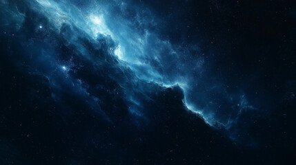 Fototapeta premium Mystical Cosmic Background with Stars Galaxies and Nebulae Against Deep Dark Space for Sci-Fi and Space-Themed Projects