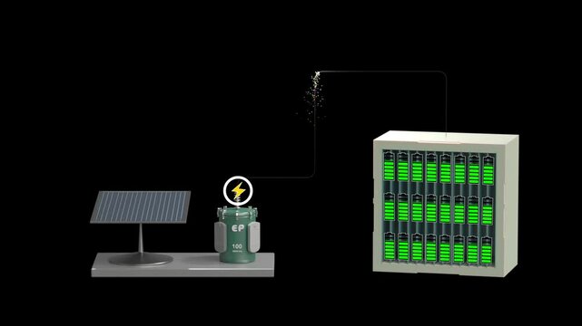 Integration of solar power with energy storage systems to address the intermittency of solar power generation