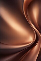 chocolate background with flowing swirl