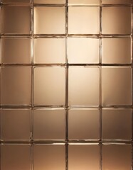 Naklejka premium glass tile wall with brown background