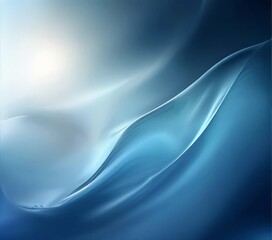 Fototapeta premium blue abstract background with smooth