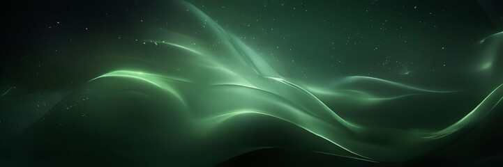 green abstract background with dark