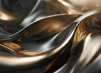 close up black and gold abstract background