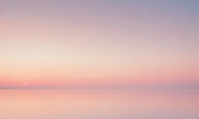 Fototapeta premium a soft gradient that transitions from light peach to pale pink, resembling the calmness of early morning skies