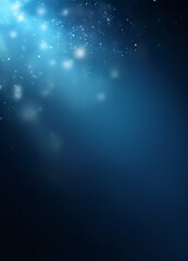 blue background with stars and light