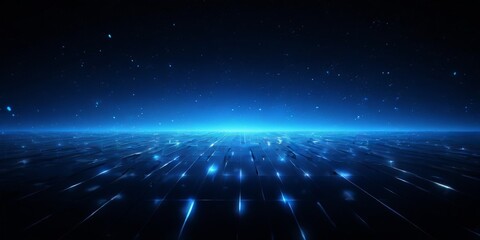 dark blue background with bright light