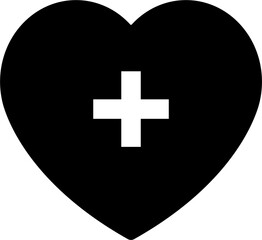 Heart Vector illustration on a transparent background.Premium quality symbols.Glyphs vector icon for concept and graphic design.