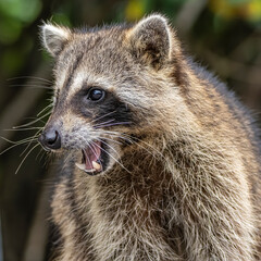 Obraz premium close up of a raccoon
