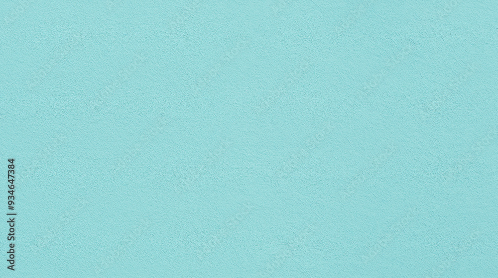 Poster a seamless texture of slightly textured colored paper in pastel aqua color